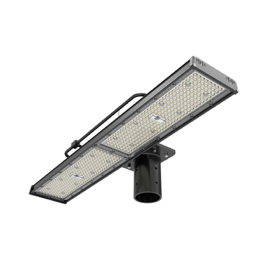 CRI สูง 80 ตัวเลือก LED สายไฟสูงสําหรับการติดตั้งเสาใน RAL 9017 สีดํา